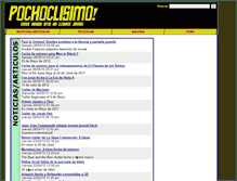 Tablet Screenshot of pochoclisimo.com